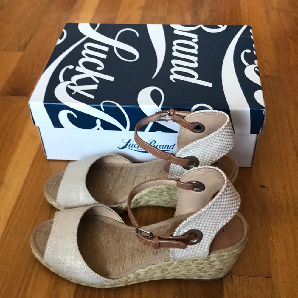 Lucky Natural-Platinum Sandal